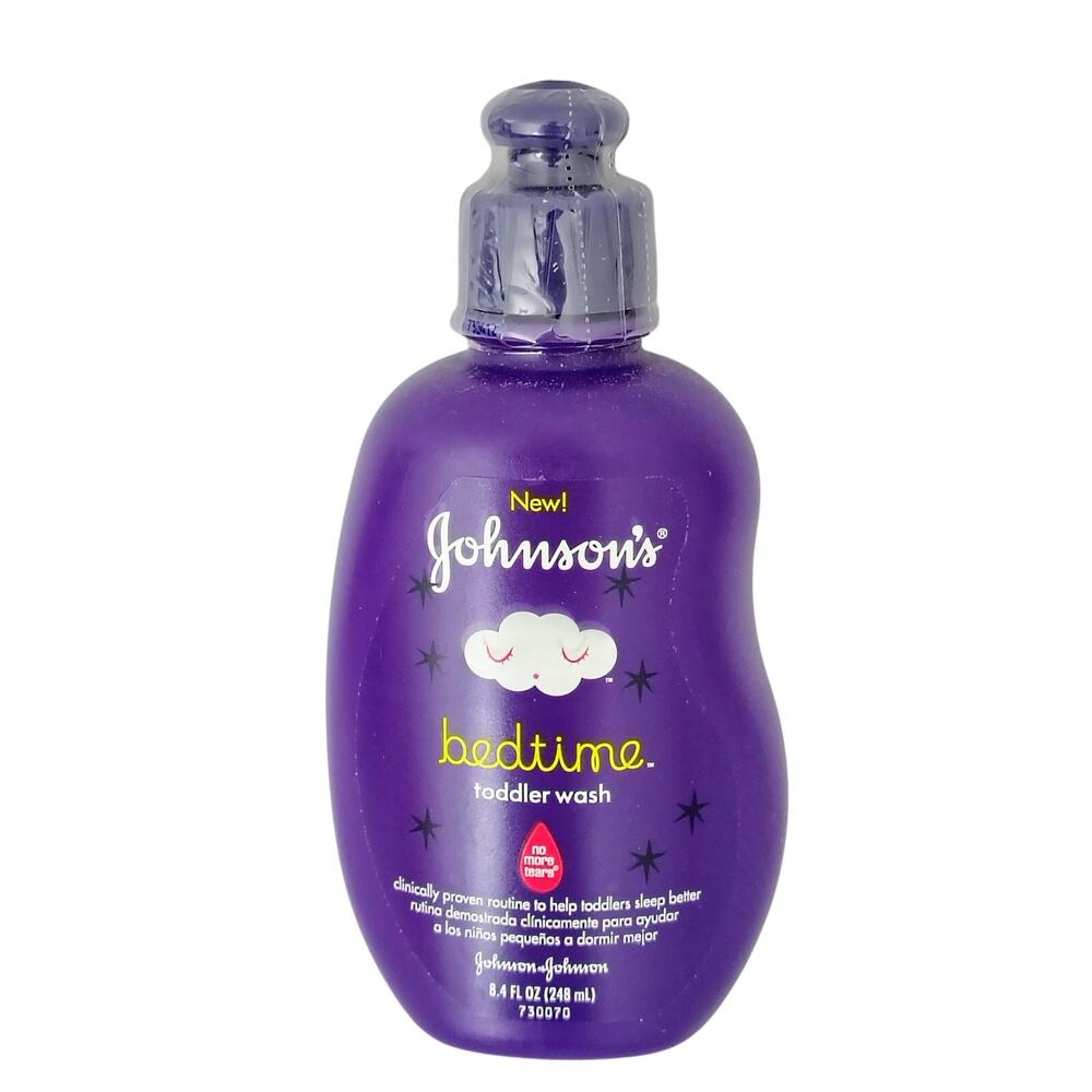 Johnson's Bedtime Toddler Wash 8.4 oz No More Tears Bath Calm Discontinued